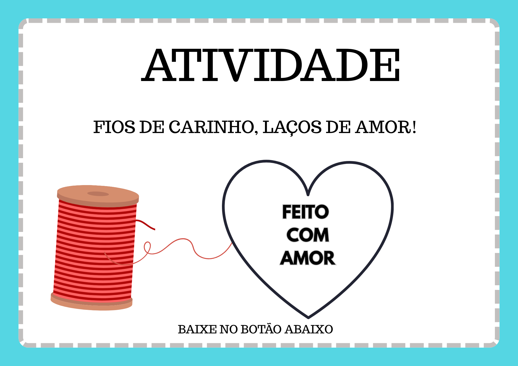 Alinhavo dia das mães