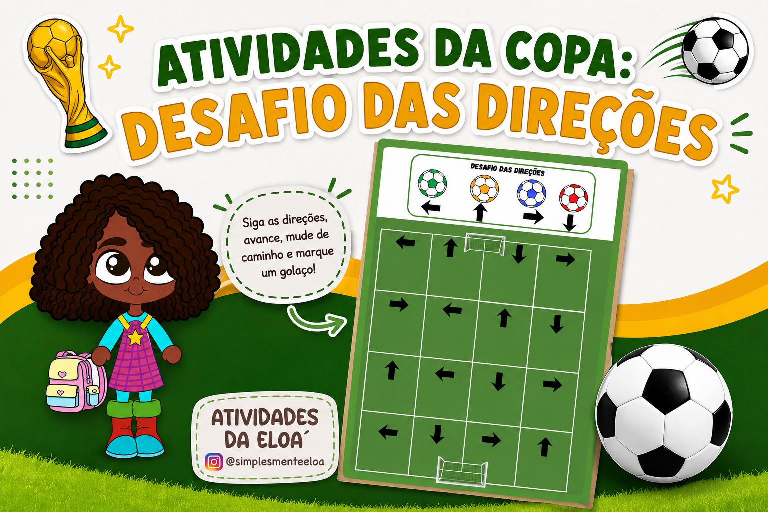 Atividades da copa: desafio das direções